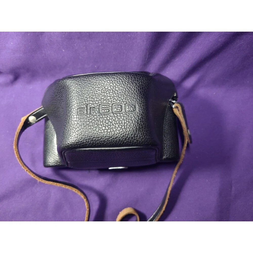 Wards SLR 600 Soligor Lens  35mm Film Camera with Leather Case Vintage